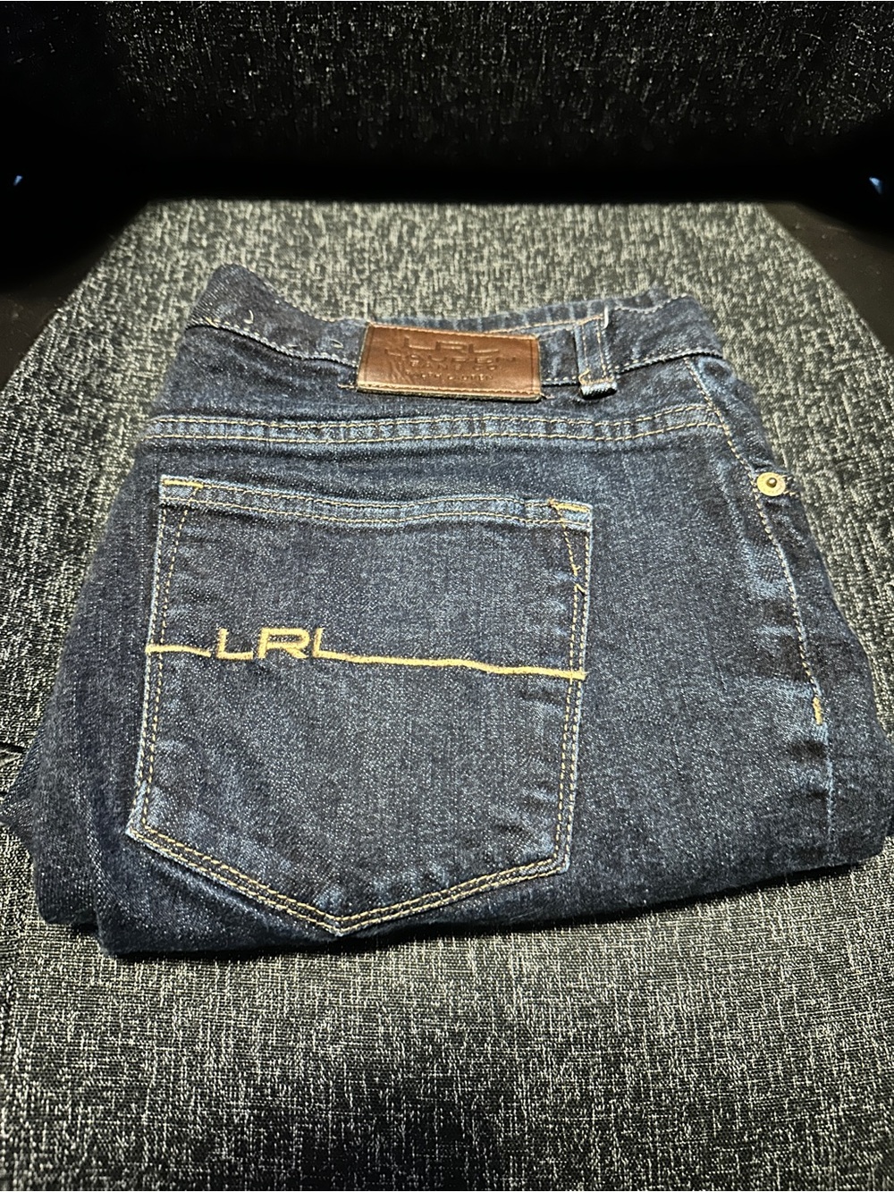 Petite woman’s Lauren Ralph Lauren jeans